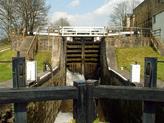 The Three Rise Locks Bingley